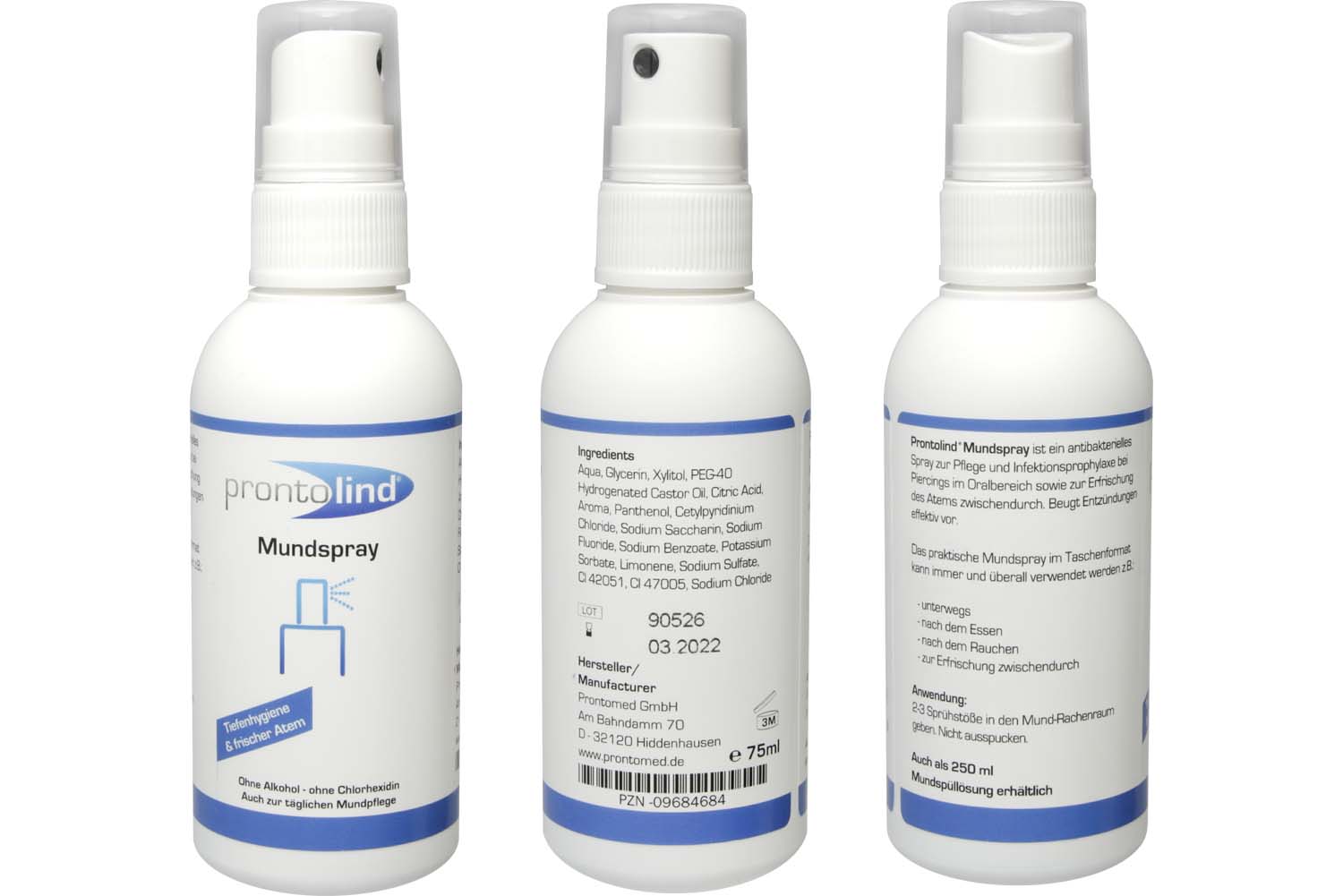 ProntoLind Mundspray 75 ml von Piercingline